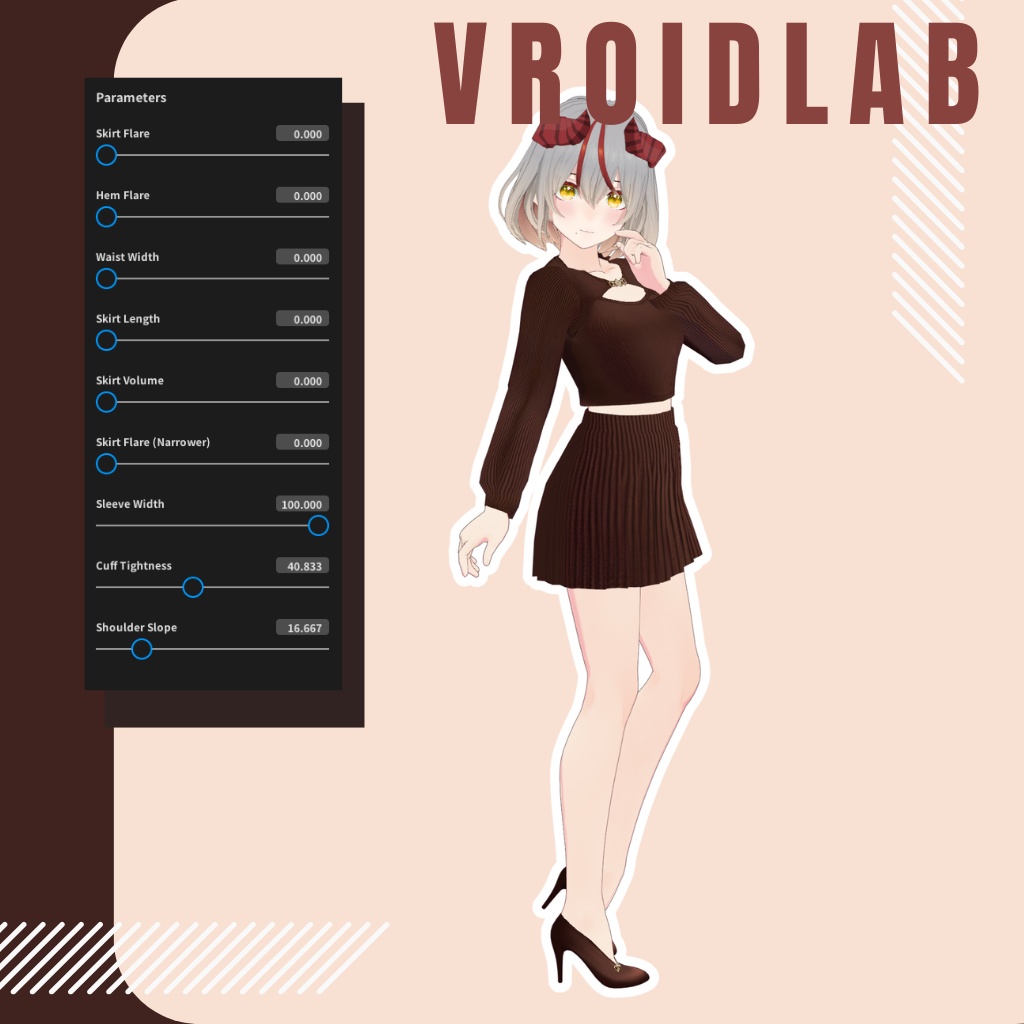 メロち Melo-chi | Vroid Outfit Set