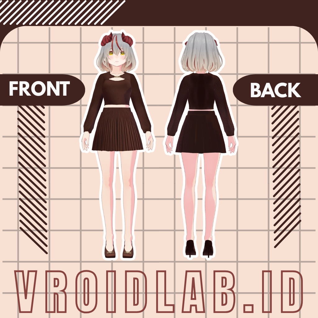 メロち Melo-chi | Vroid Outfit Set