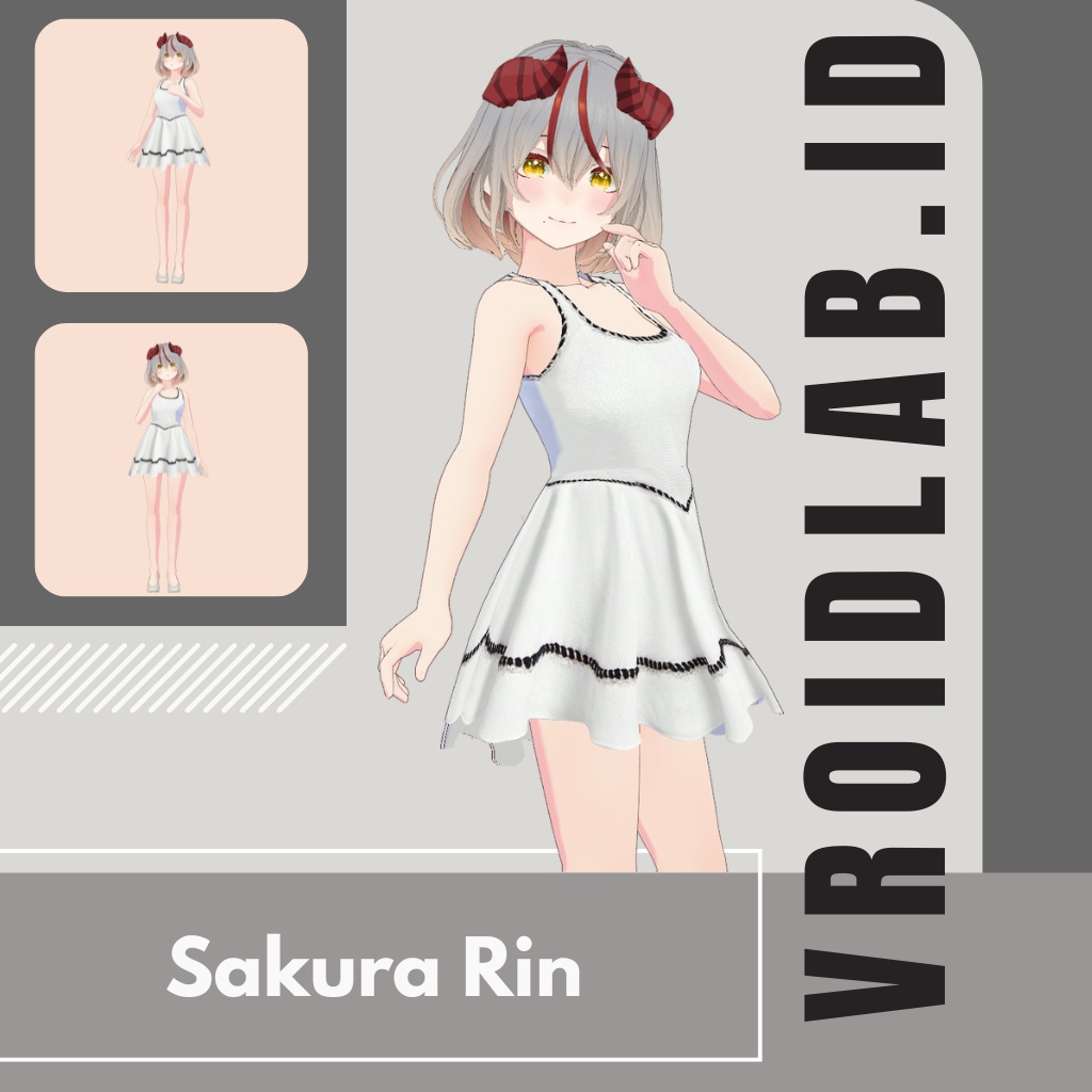 桜凛 Sakura Rin | Vroid Outfit Set