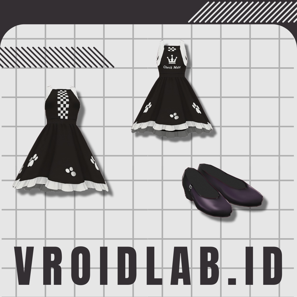 もの めろでぃ | Mono Melody | VRoid Studio Outfit | Anime Style | Virtual Fashion