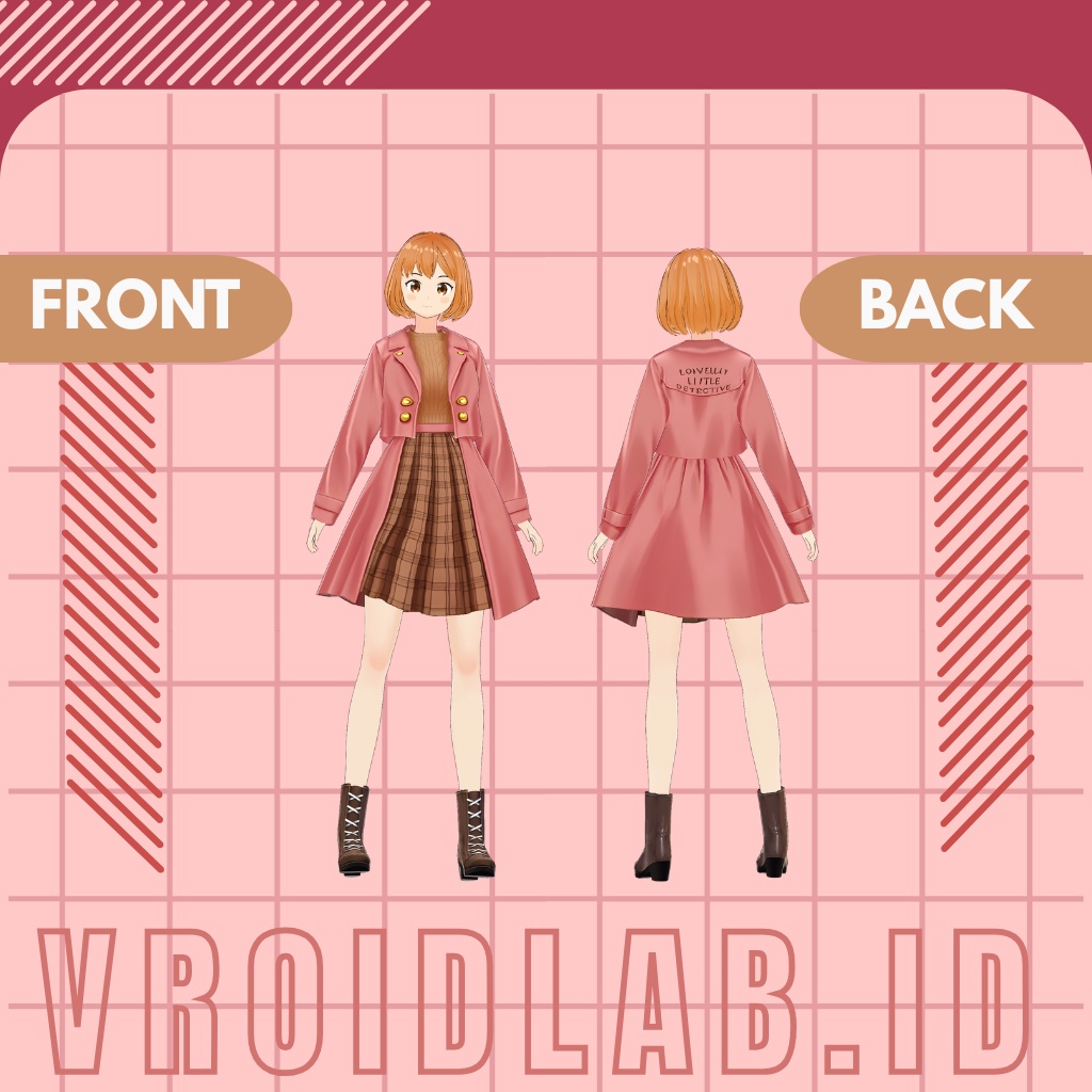 ぱすてる どりーむ | Pastel Dream | VRoid Studio Outfit | Anime Style | Virtual Fashion