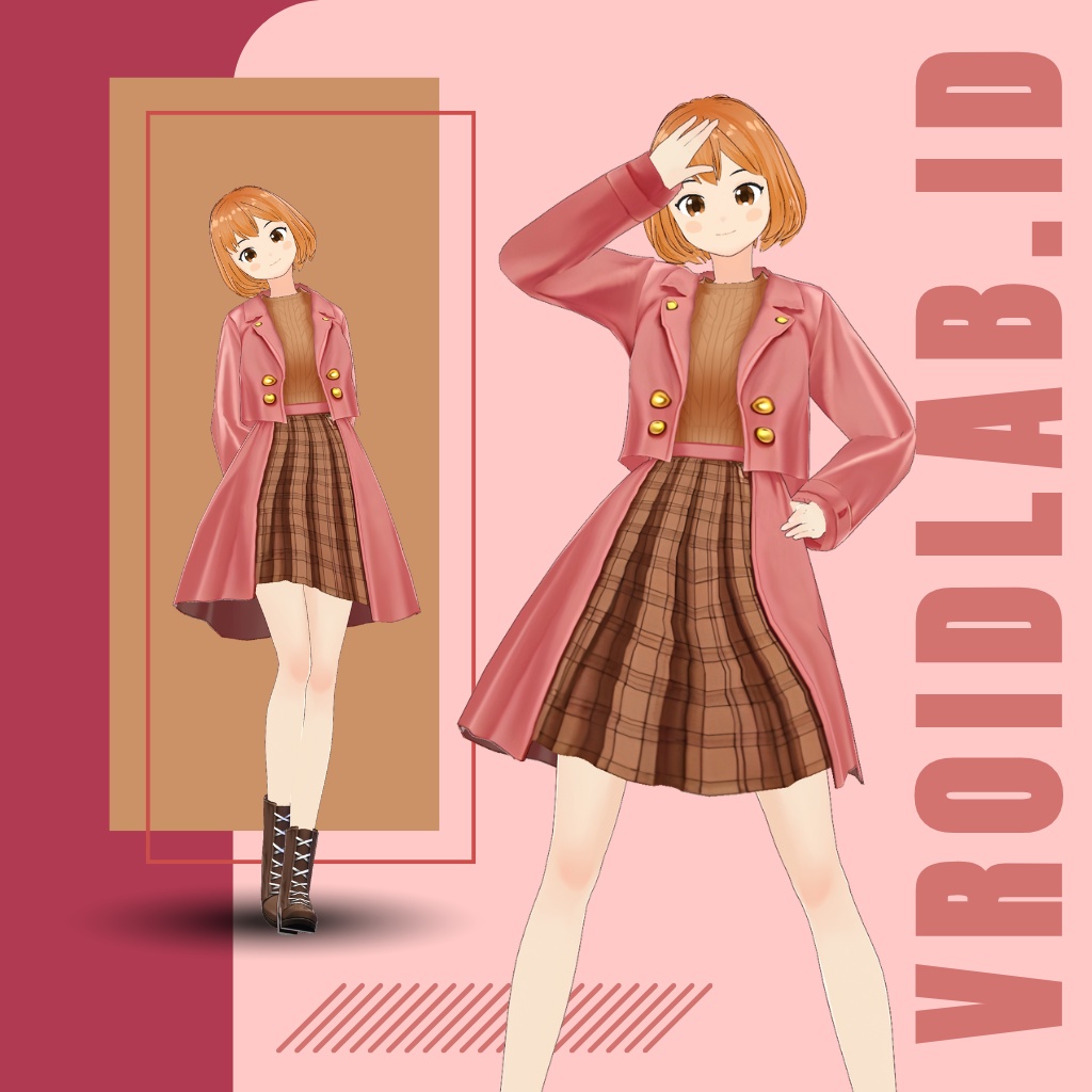 ぱすてる どりーむ | Pastel Dream | VRoid Studio Outfit | Anime Style | Virtual Fashion