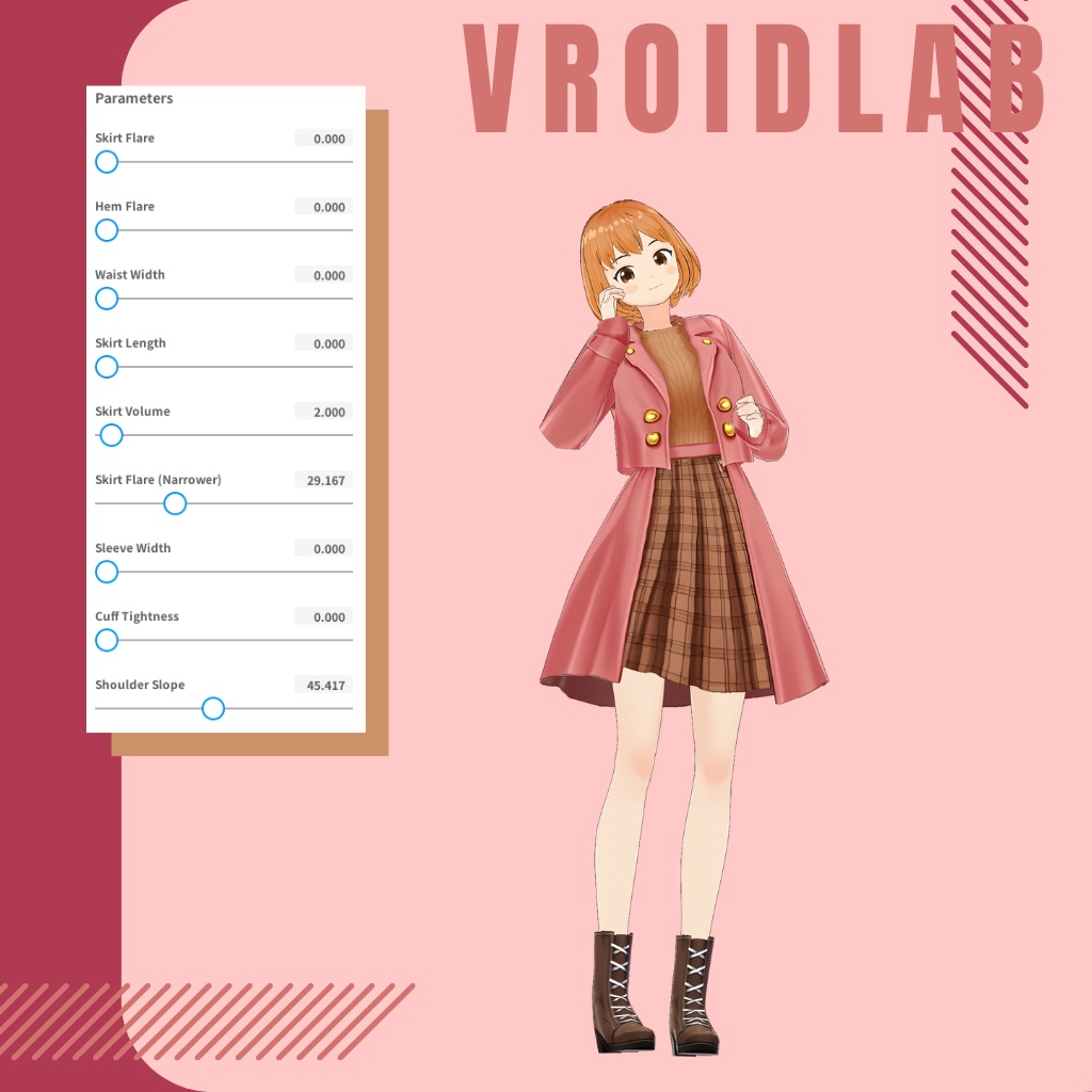 ぱすてる どりーむ | Pastel Dream | VRoid Studio Outfit | Anime Style | Virtual Fashion