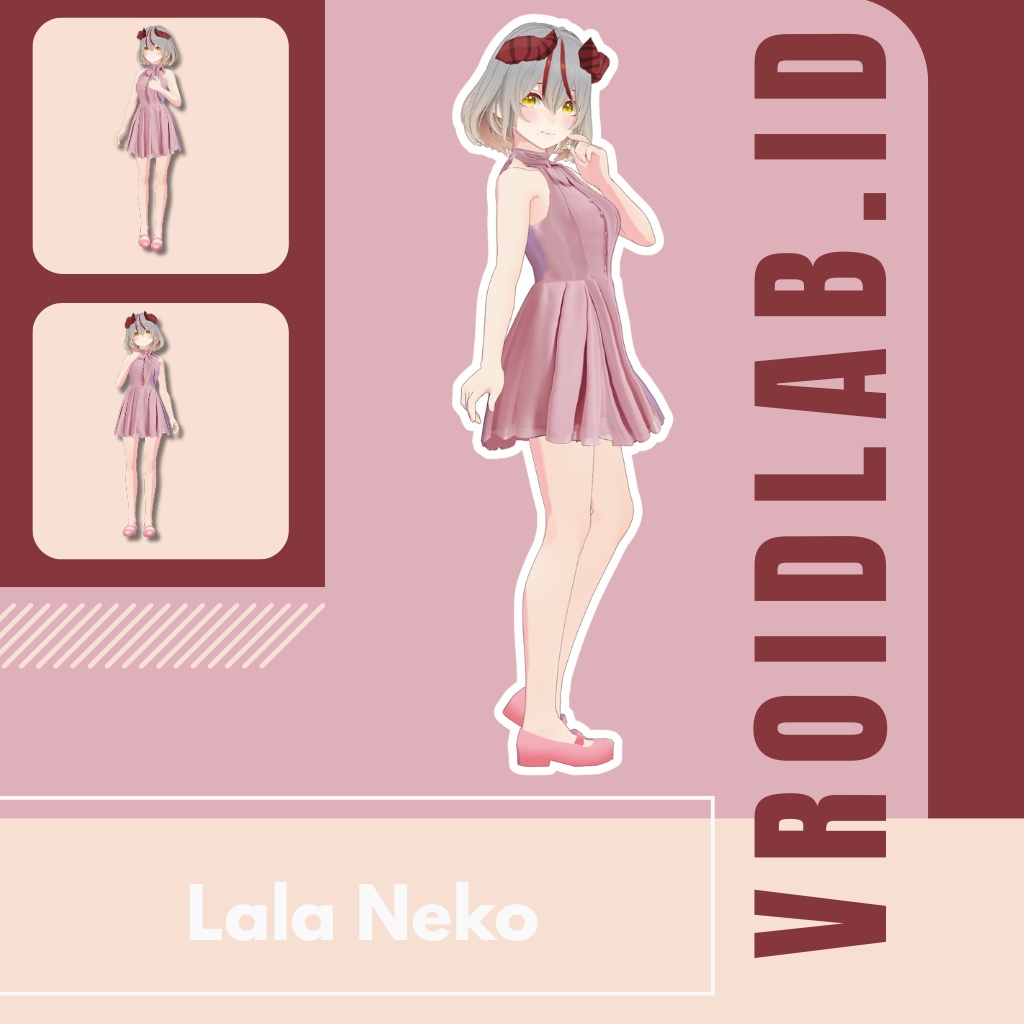 ララネコ Lala Neko| Vroid Outfit Set