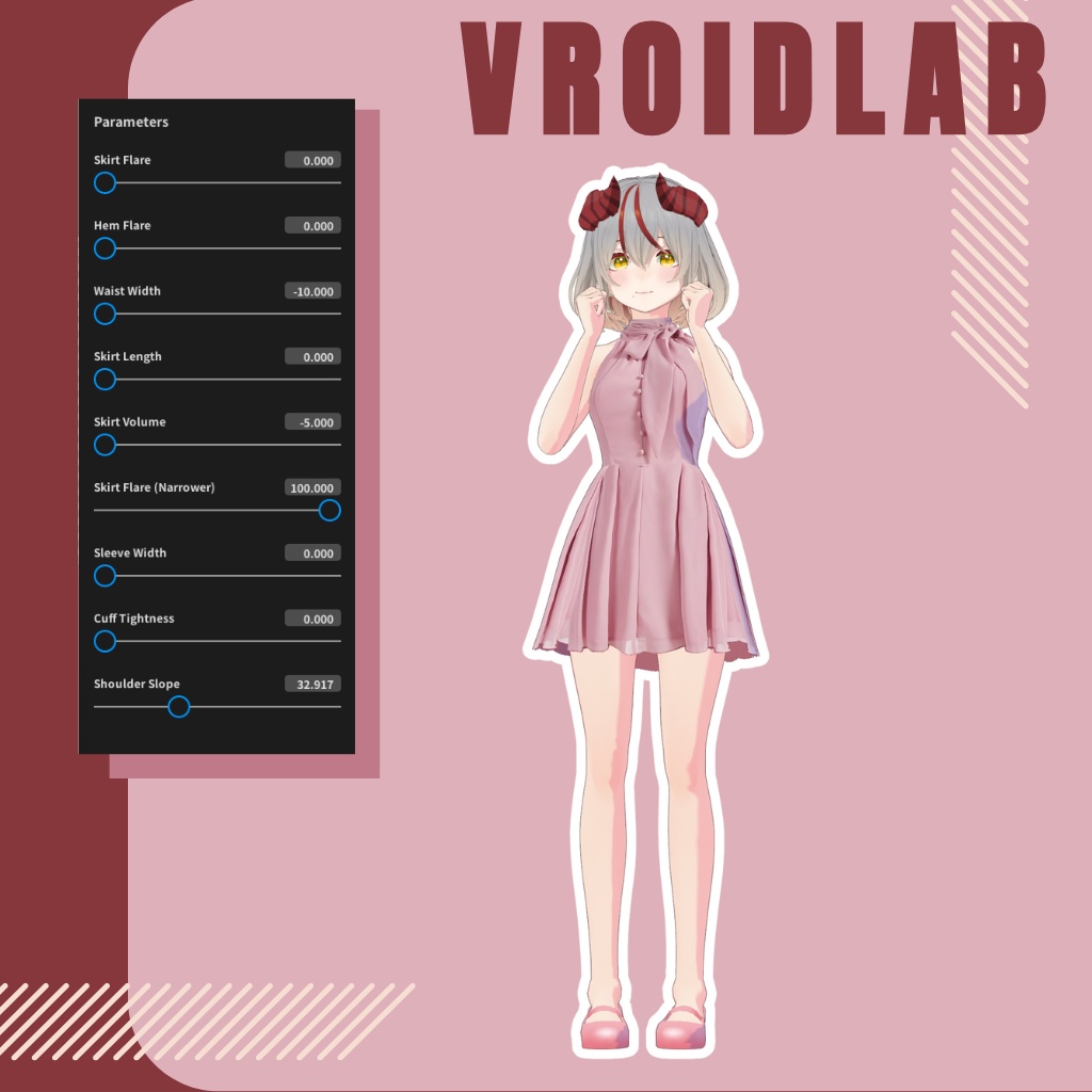 ララネコ Lala Neko| Vroid Outfit Set