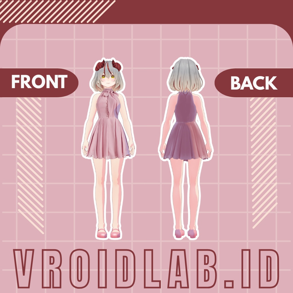 ララネコ Lala Neko| Vroid Outfit Set