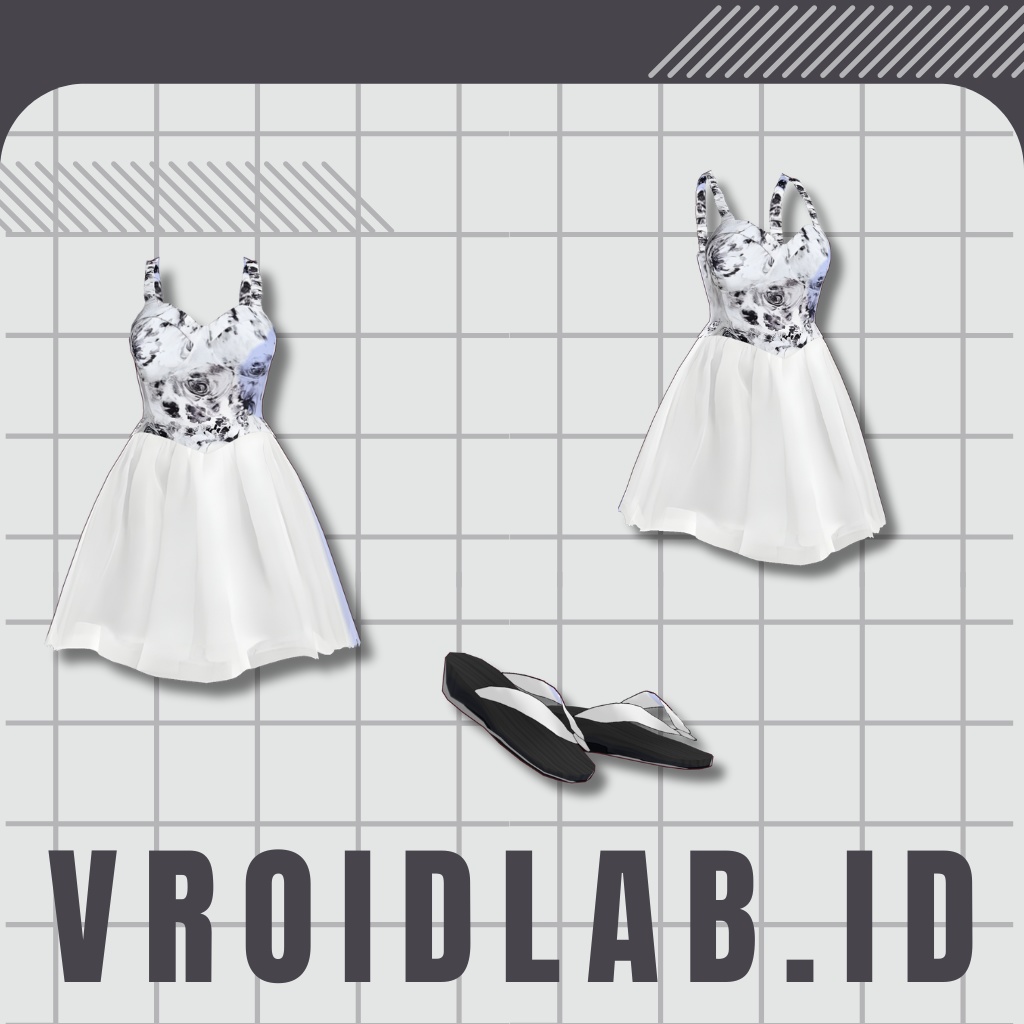 ゆゆぴょん Yuyu Pyon | Vroid Outfit Set