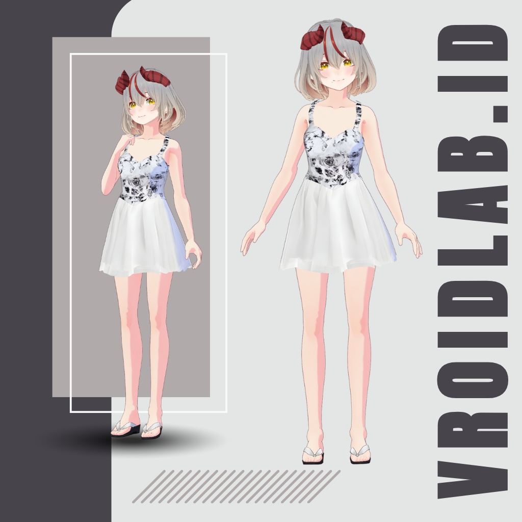 ゆゆぴょん Yuyu Pyon | Vroid Outfit Set