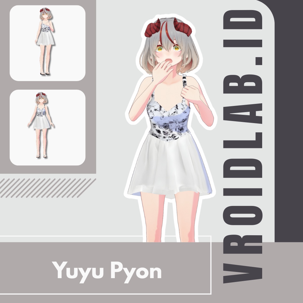 ゆゆぴょん Yuyu Pyon | Vroid Outfit Set 