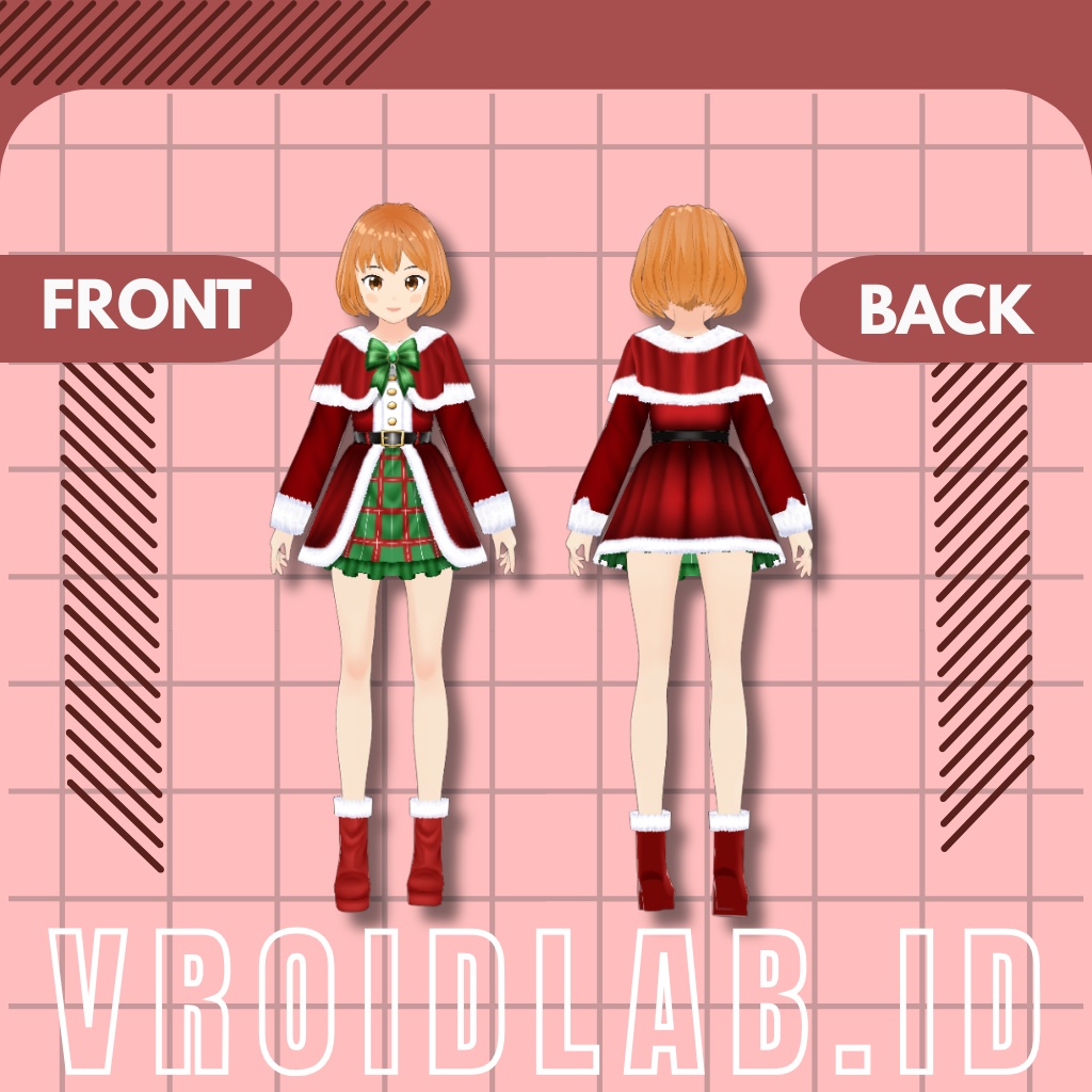 るあした めい|ぶいろいど ふぁんたじー どれす(じょせいむけ)|VRoid Studio あうとふぃっと|あにめ すたいる