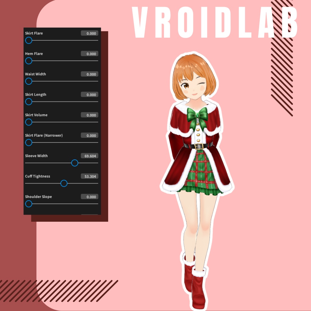 るあした めい|ぶいろいど ふぁんたじー どれす(じょせいむけ)|VRoid Studio あうとふぃっと|あにめ すたいる