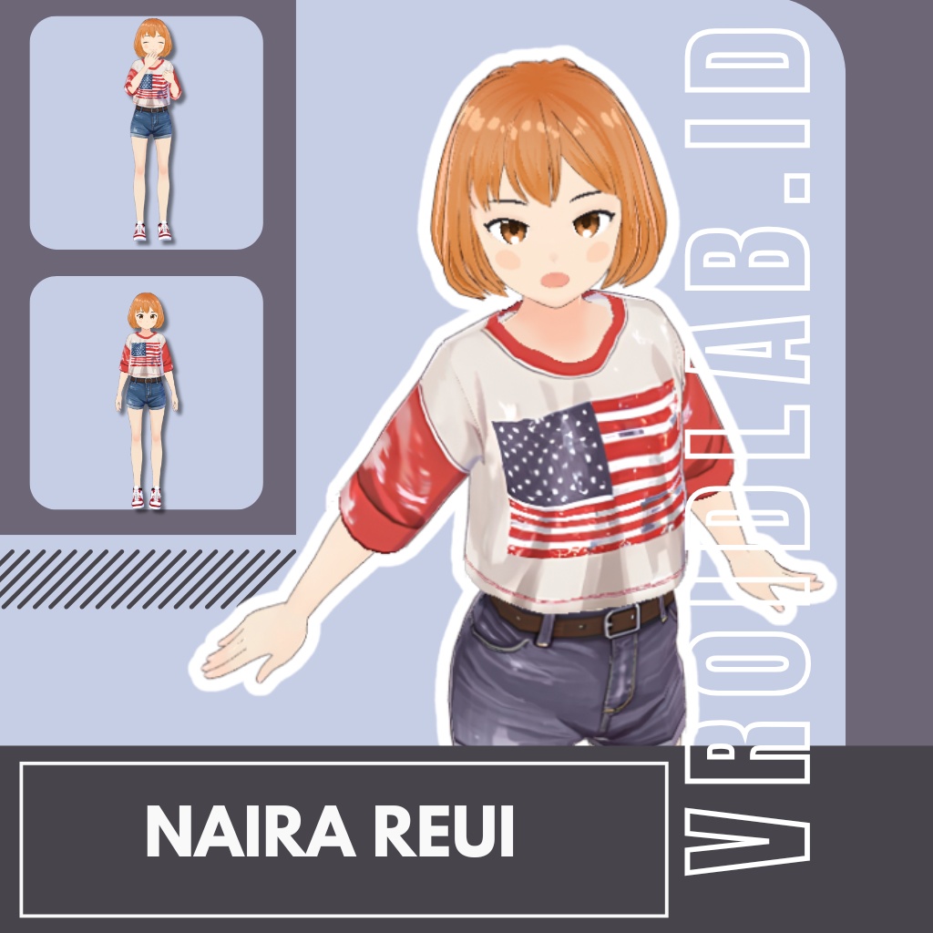 Street Casual Theme | VRoid Outfit for Female | Anime Style
