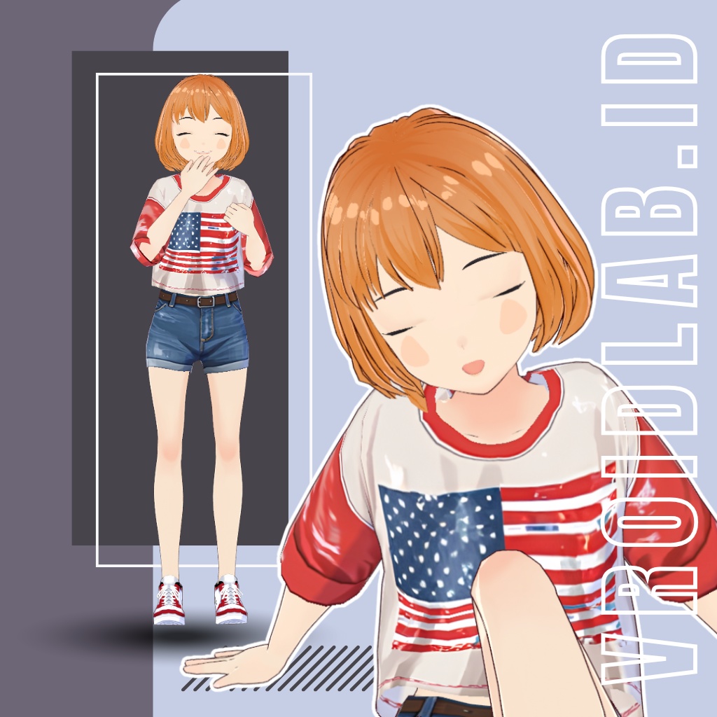 Street Casual Theme | VRoid Outfit for Female | Anime Style