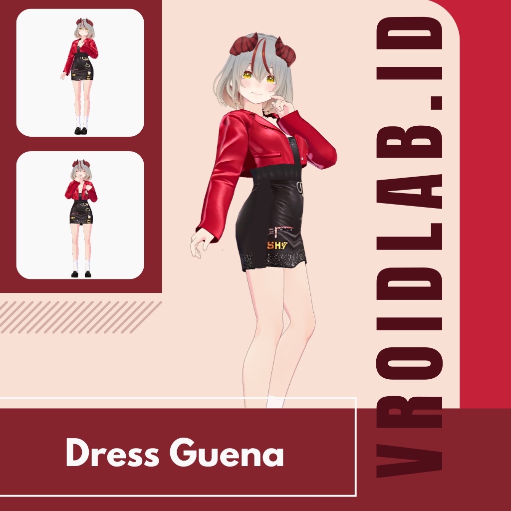 ゲナドレス | Dress Guena | VRoid Studio Outfit | Anime Style | Virtual Fashion