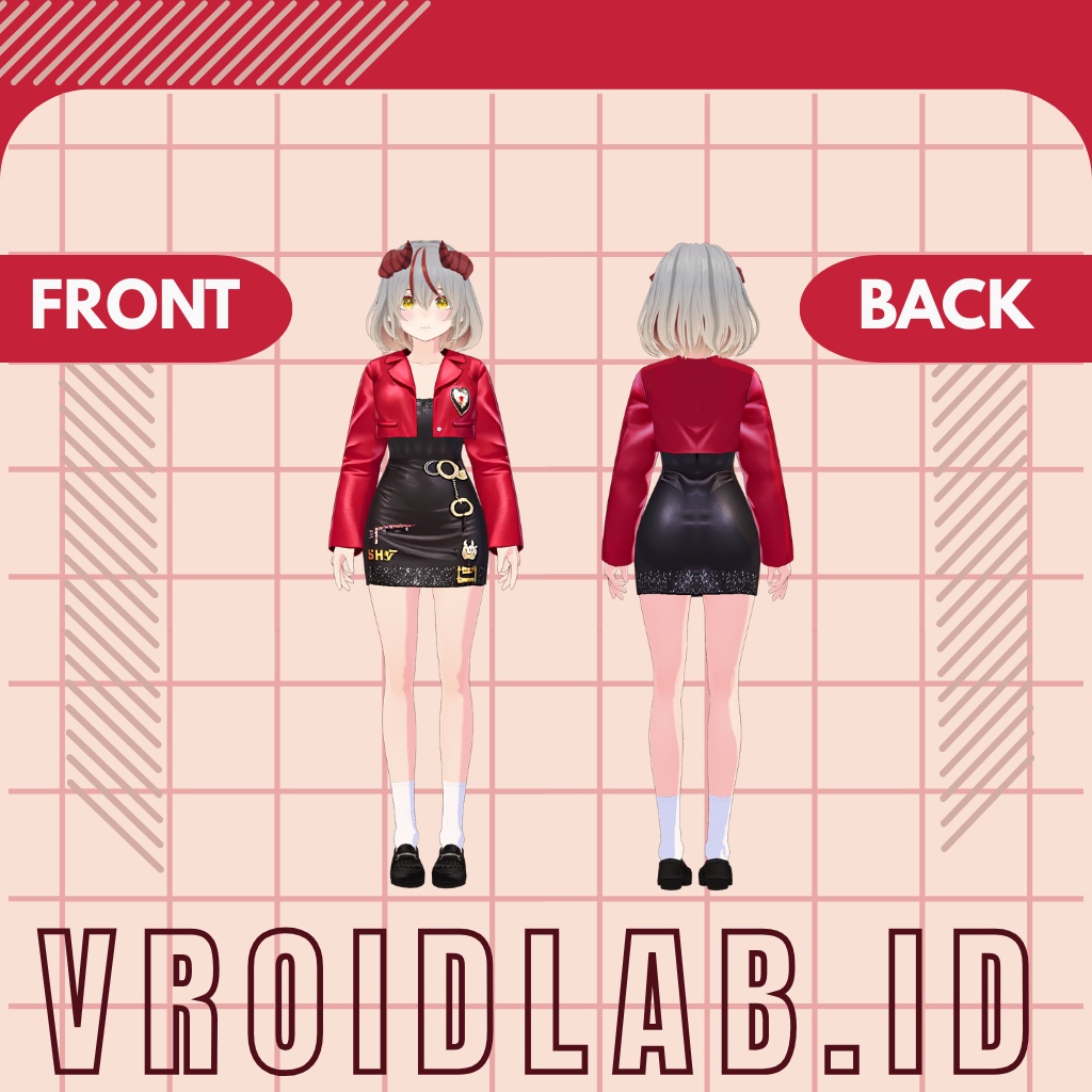 ゲナドレス | Dress Guena | VRoid Studio Outfit | Anime Style | Virtual Fashion