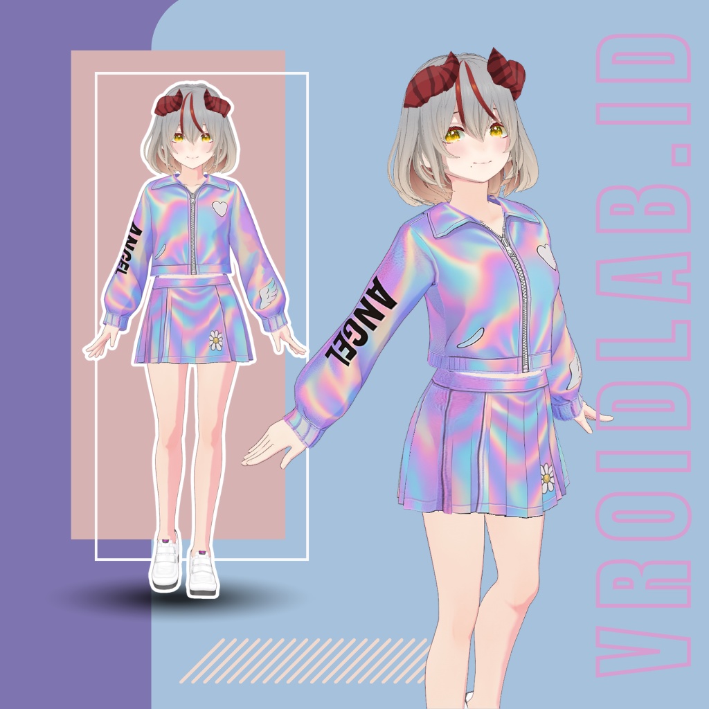 キュートな衣装オーロラ Cutie Outfit Aurora| VRoid Studio Outfit | Anime Style | Virtual Fashion