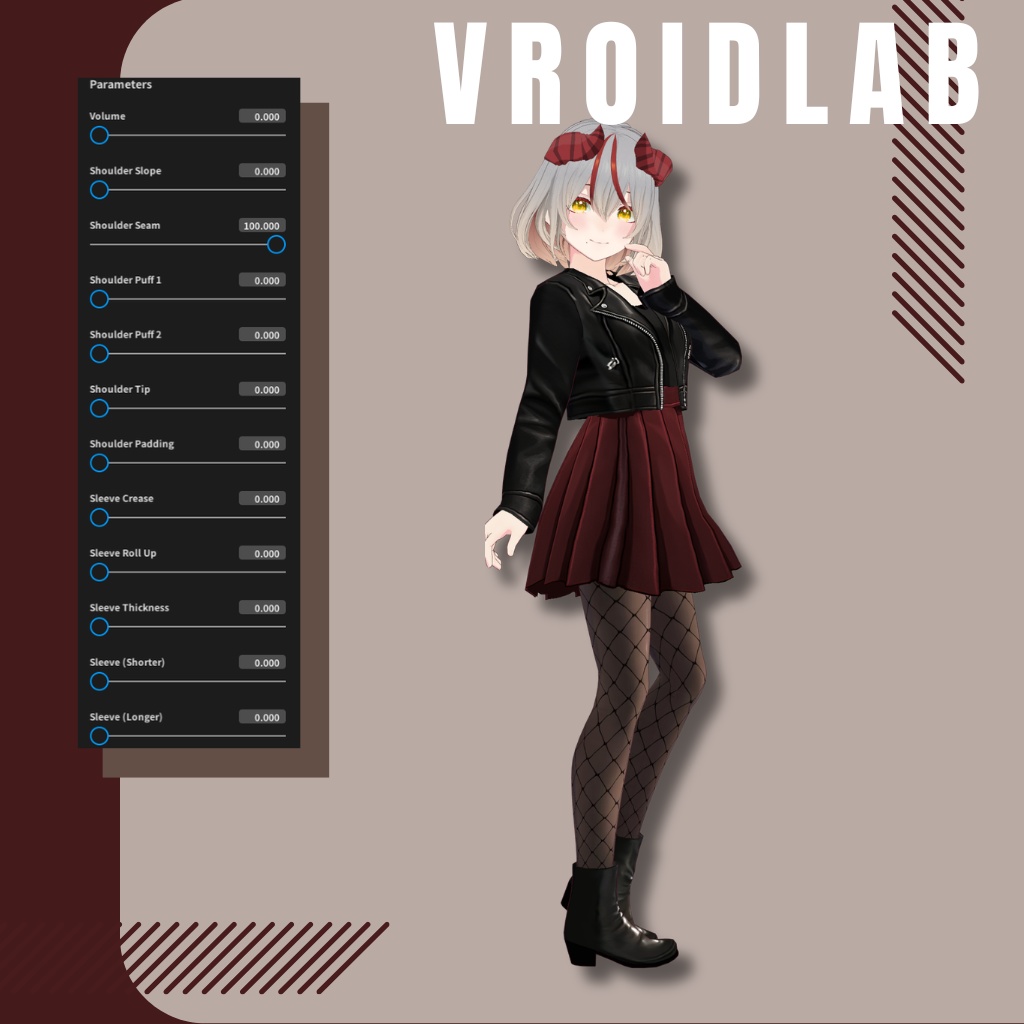 Kilu Outfit キル衣装 | VRoid Studio Outfit | Anime Style | Virtual Fashion