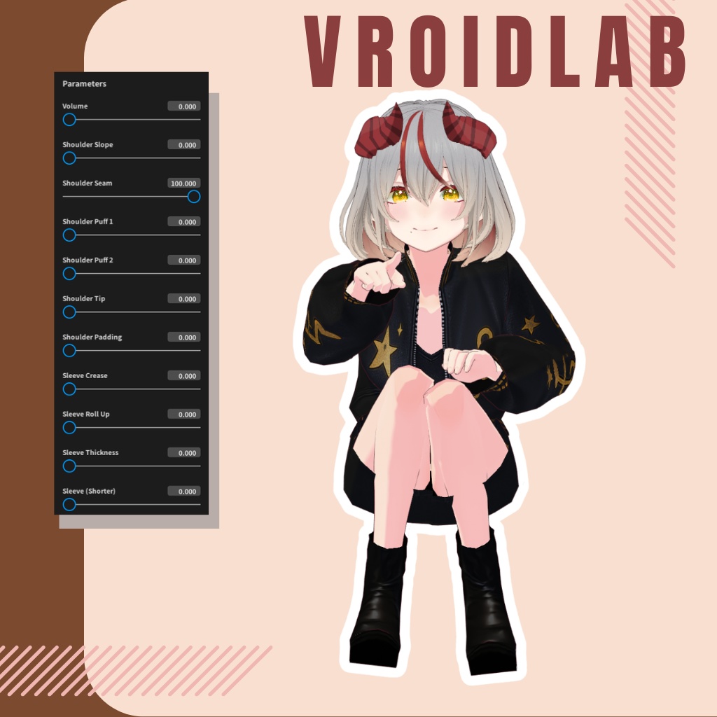 Kira Cybelle キラ・シベル | VRoid Studio Outfit | Anime Style | Virtual Fashion