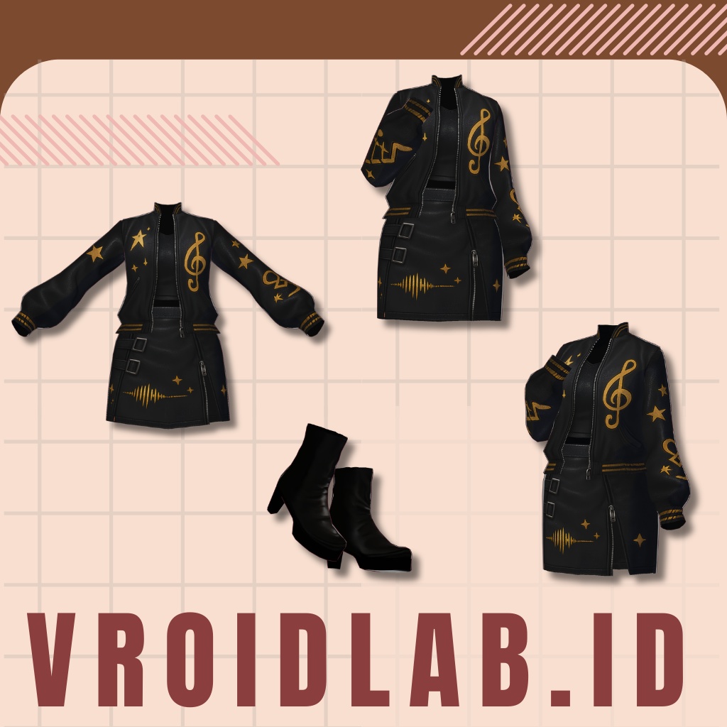 Kira Cybelle キラ・シベル | VRoid Studio Outfit | Anime Style | Virtual Fashion