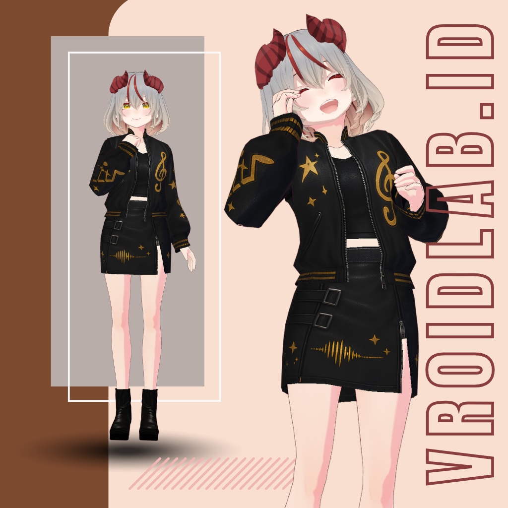 Kira Cybelle キラ・シベル | VRoid Studio Outfit | Anime Style | Virtual Fashion