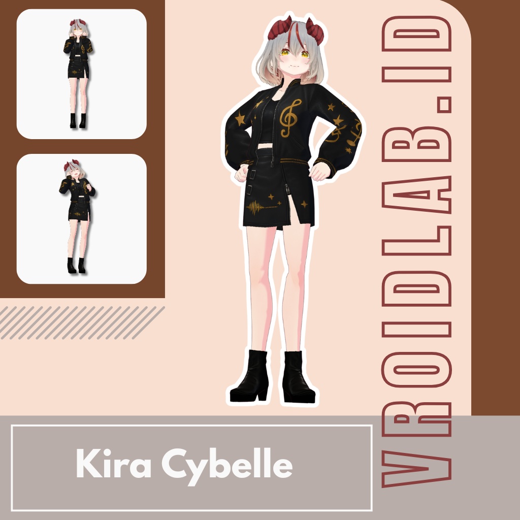 Kira Cybelle キラ・シベル | VRoid Studio Outfit | Anime Style | Virtual Fashion