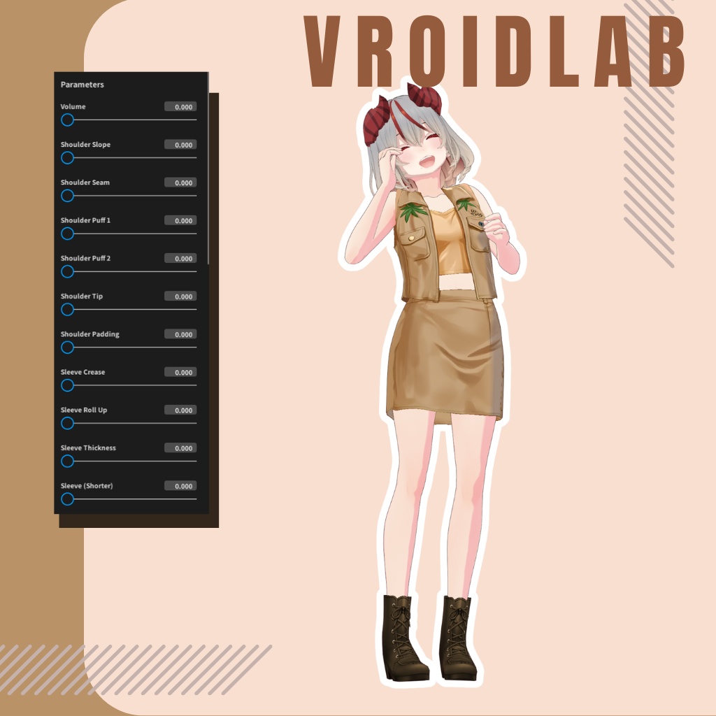 アヤ・ダズリンク Aya Dazzlink | VRoid Studio Outfit | Anime Style | Virtual Fashion