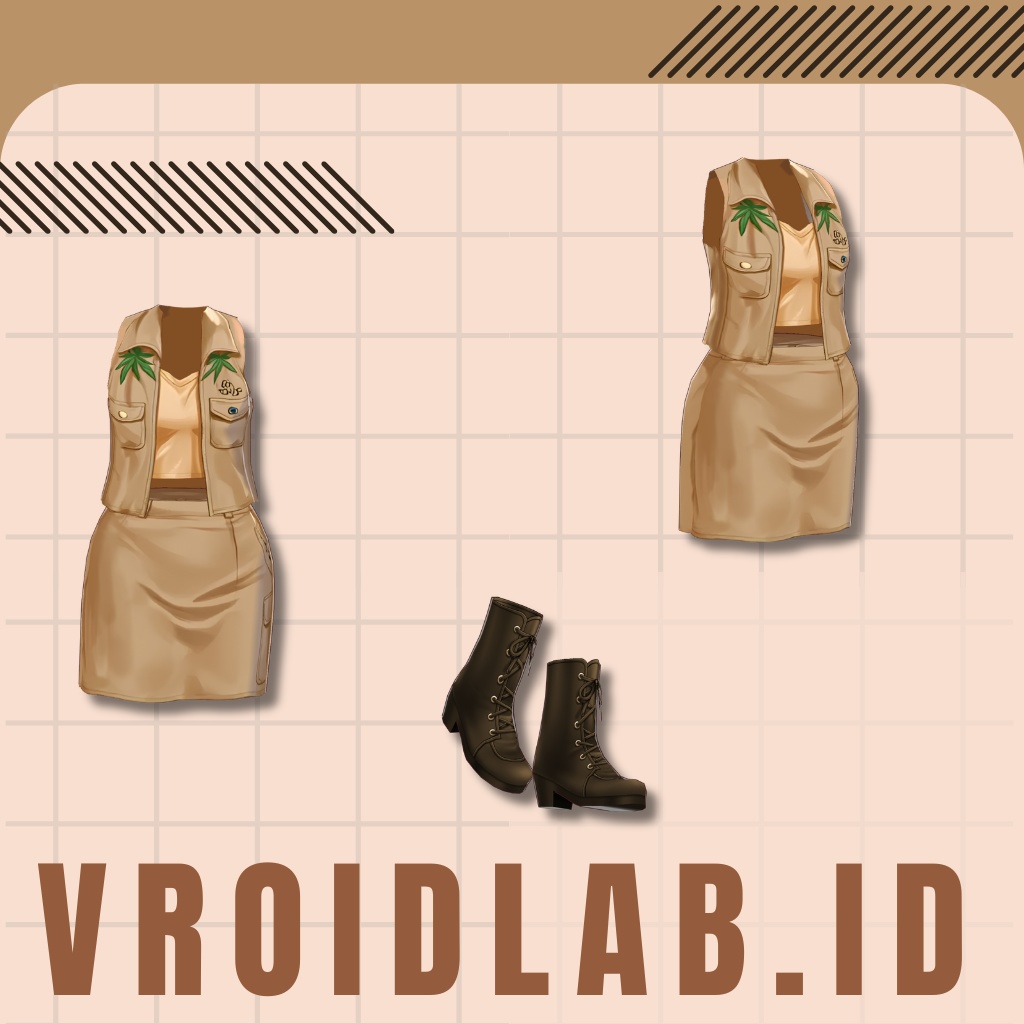 アヤ・ダズリンク Aya Dazzlink | VRoid Studio Outfit | Anime Style | Virtual Fashion