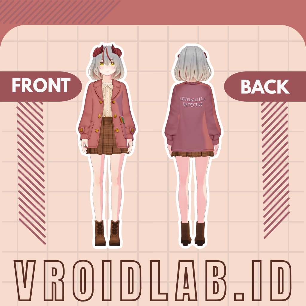 キラ・ウェーベル Kira Wavel VRoid Studio Outfit | Anime Style | Virtual Fashion