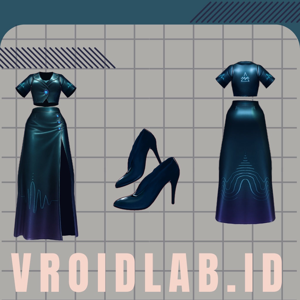 じんじんちゃん Jinjin-chan VRoid Studio Outfit | Anime Style | Virtual Fashion