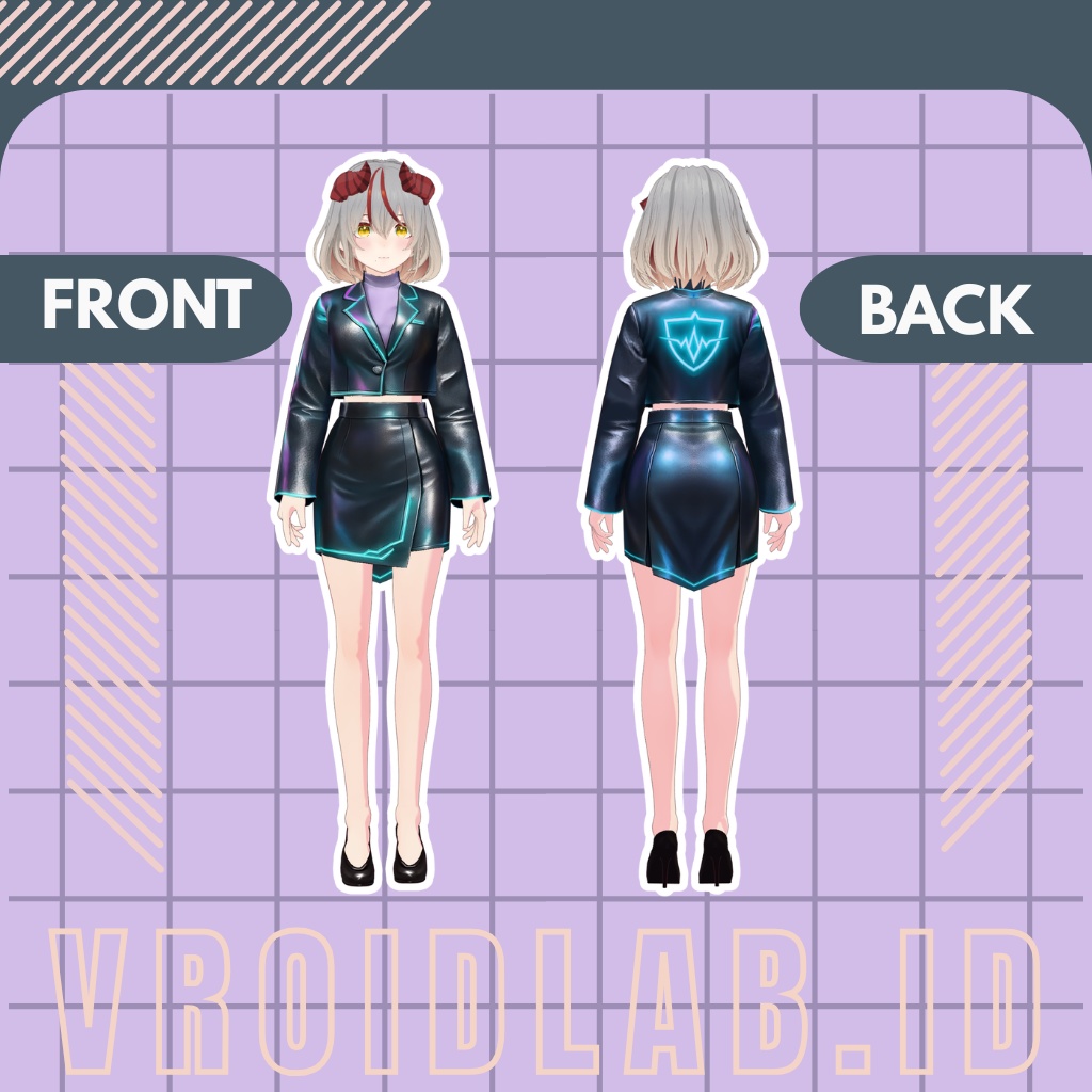嵐美緒 Mio Arashi| VRoid Studio Outfit | Anime Style | Virtual Fashion