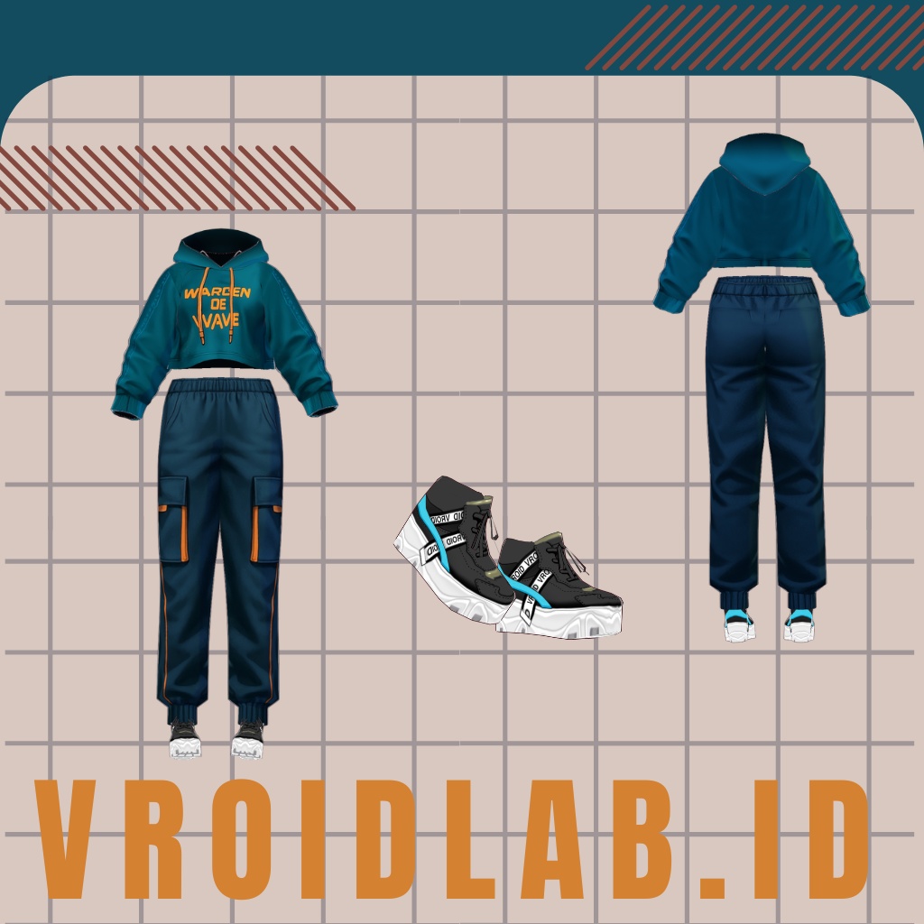 アーデン・ヴァレウィン Arden Valewyn | VRoid Studio Outfit | Anime Style | Virtual Fashion