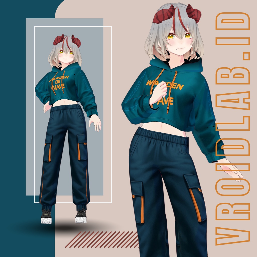 アーデン・ヴァレウィン Arden Valewyn | VRoid Studio Outfit | Anime Style | Virtual Fashion