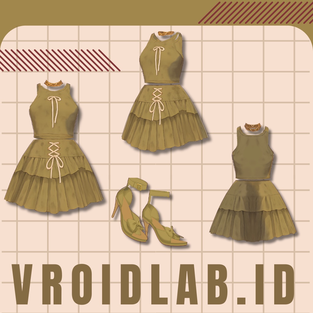 神澤乃亜 Noa Kamizawa| VRoid Studio Outfit | Anime Style | Virtual Fashion