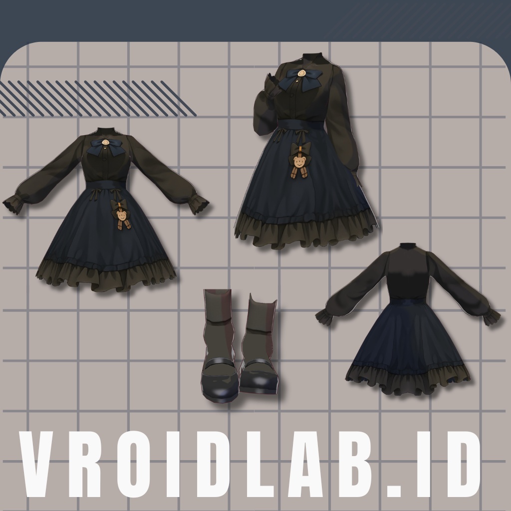 百瀬れな Rena Momose | VRoid Studio Outfit | Anime Style | Virtual Fashion