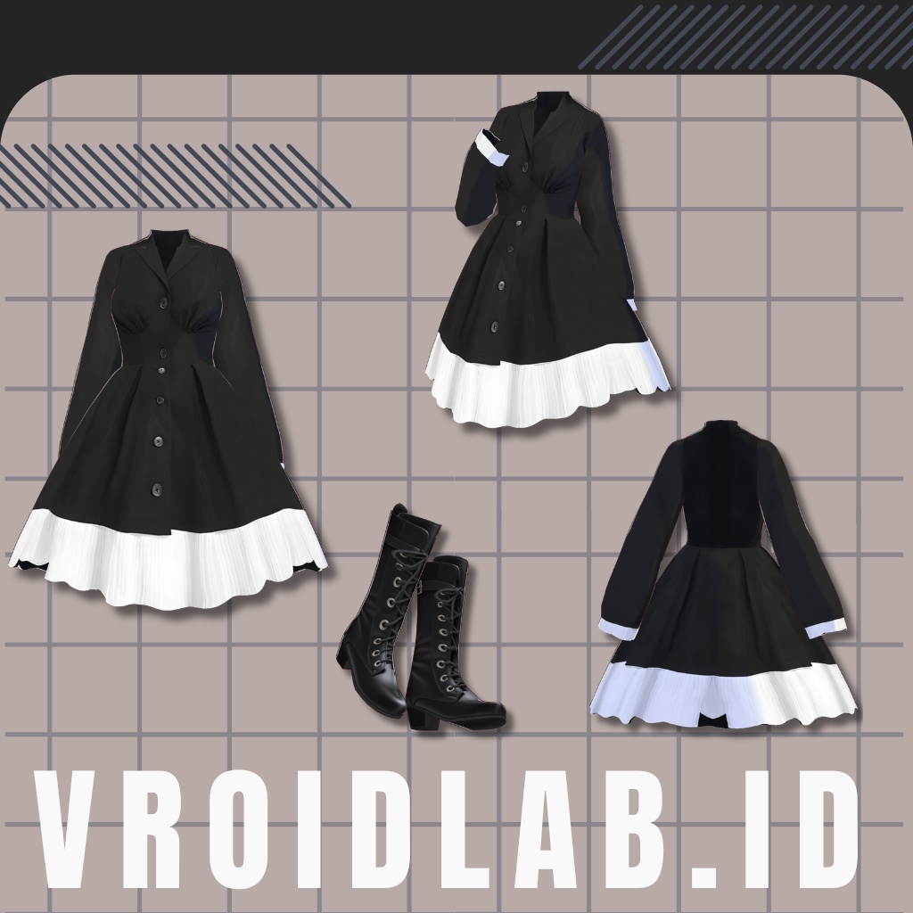 クルミ・アマラ Kurumi Amara | VRoid Studio Outfit | Anime Style | Virtual Fashion