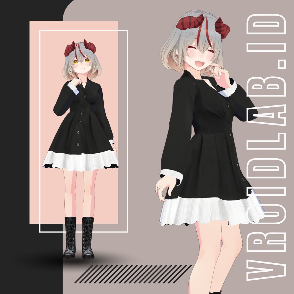 クルミ・アマラ Kurumi Amara | VRoid Studio Outfit | Anime Style | Virtual Fashion