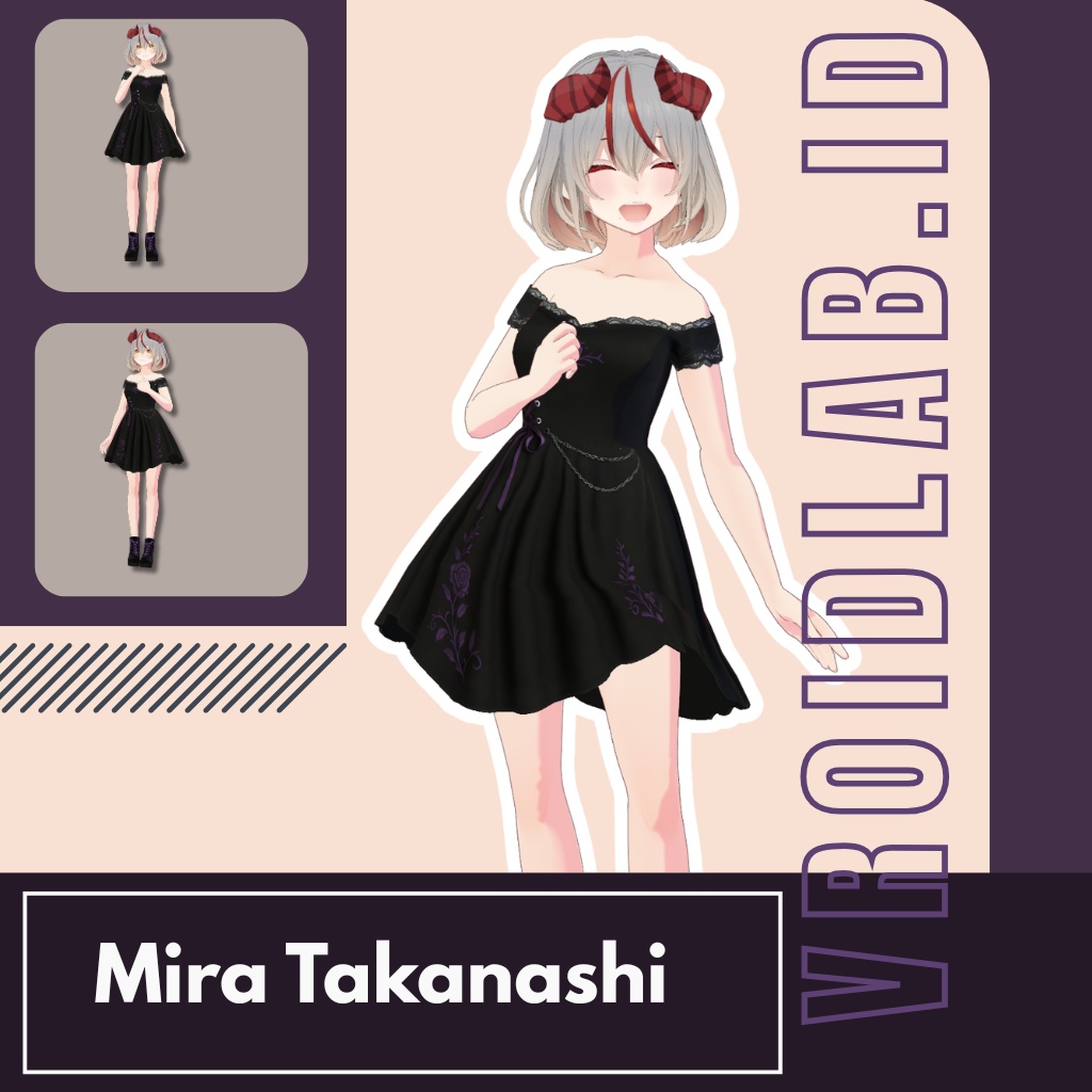 高梨ミラ Mira Takanashi | VRoid Studio Outfit | Anime Style | Virtual Fashion