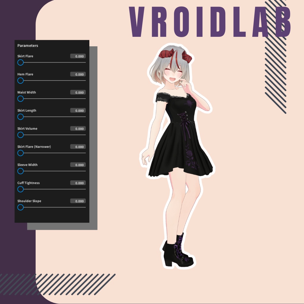 高梨ミラ Mira Takanashi | VRoid Studio Outfit | Anime Style | Virtual Fashion