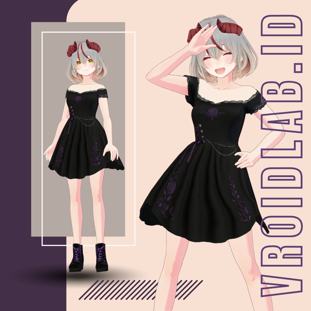 高梨ミラ Mira Takanashi | VRoid Studio Outfit | Anime Style | Virtual Fashion