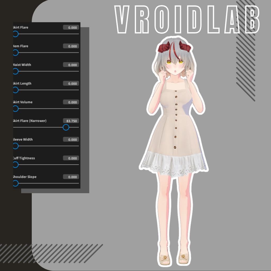 ユナ・ベルベット Yuna Velvet | VRoid Studio Outfit | Anime Style | Virtual Fashion