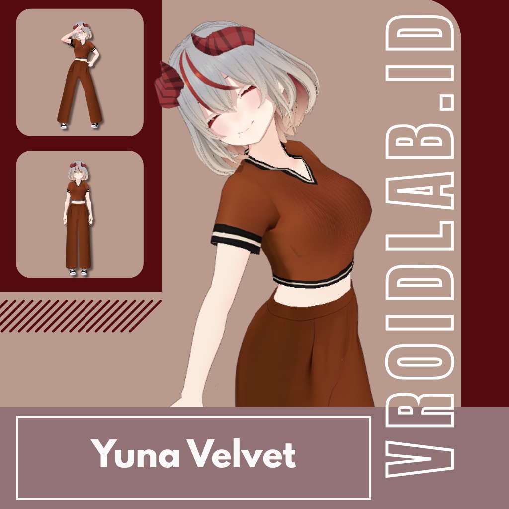 結城ユナ Yuna Yuki | VRoid Studio Outfit | Anime Style | Virtual Fashion