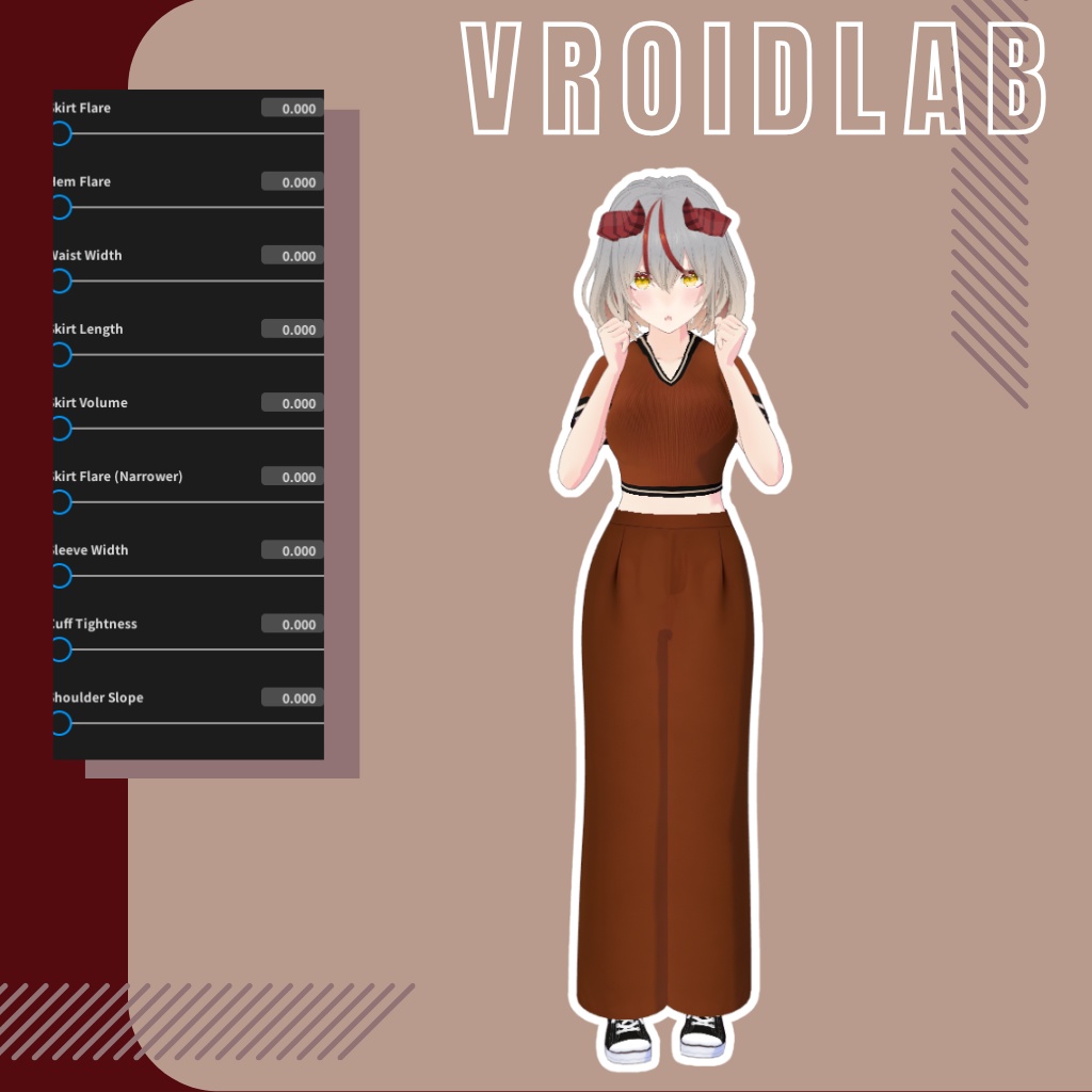 結城ユナ Yuna Yuki | VRoid Studio Outfit | Anime Style | Virtual Fashion