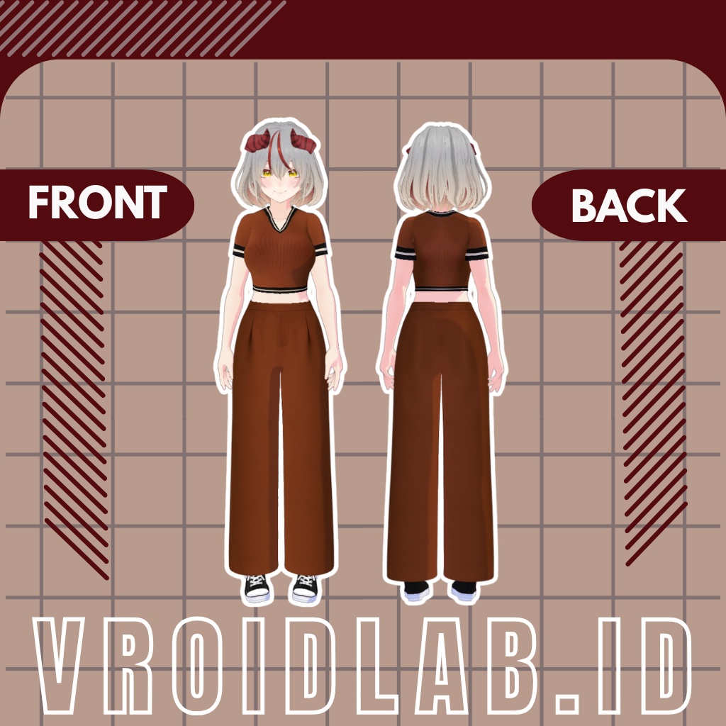 結城ユナ Yuna Yuki | VRoid Studio Outfit | Anime Style | Virtual Fashion