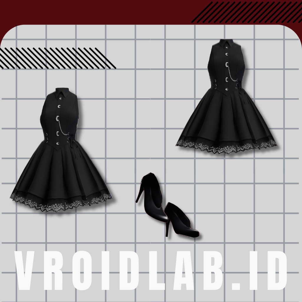 ここ花びら Koko Hanabira | VRoid Studio Outfit | Anime Style | Virtual Fashion