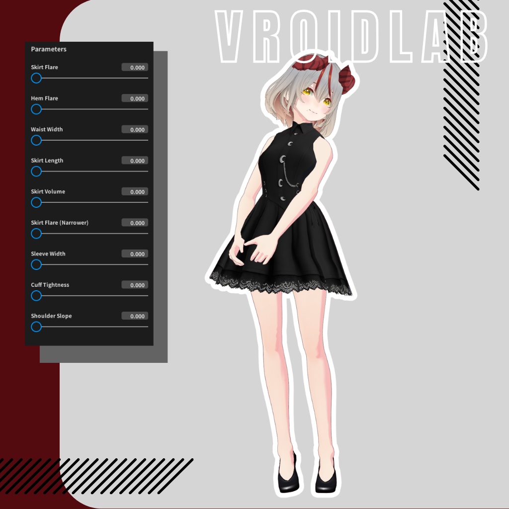 ここ花びら Koko Hanabira | VRoid Studio Outfit | Anime Style | Virtual Fashion