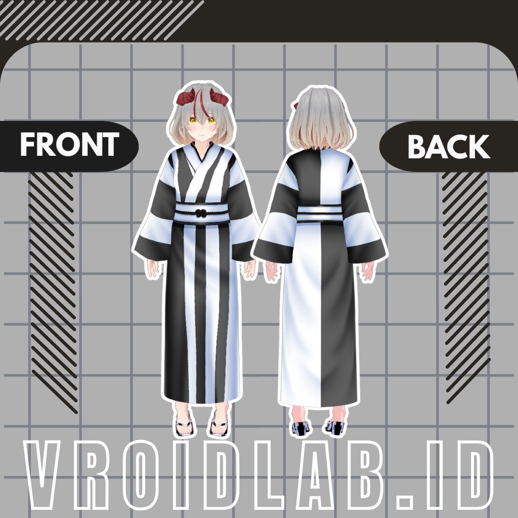白雪ミラ Mira Shirayuki | VRoid Studio Outfit | Anime Style | Virtual Fashion