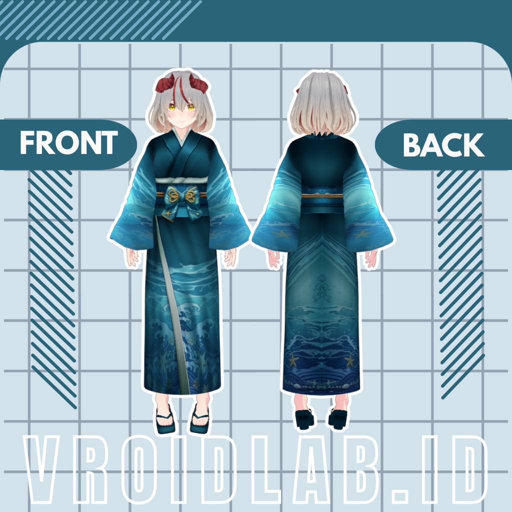 高梨ユナ Yuna Takanashi | VRoid Studio Outfit | Anime Style | Virtual Fashion
