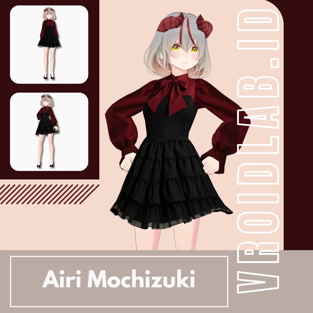 望月愛梨 Airi Mochizuki | VRoid Studio Outfit | Anime Style | Virtual Fashion