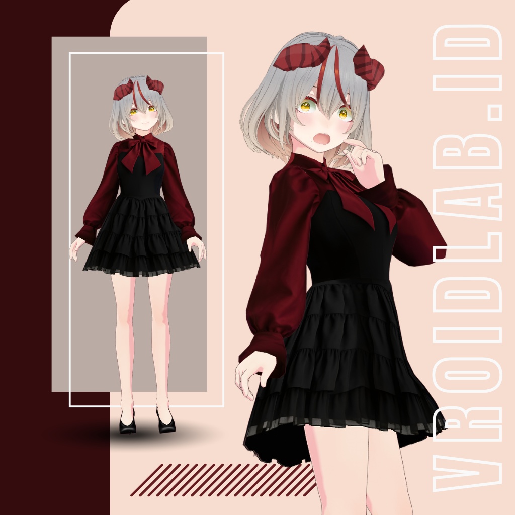 望月愛梨 Airi Mochizuki | VRoid Studio Outfit | Anime Style | Virtual Fashion