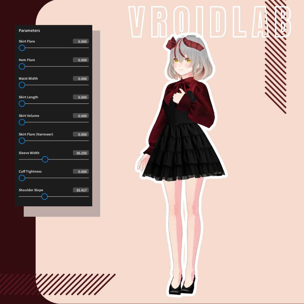 望月愛梨 Airi Mochizuki | VRoid Studio Outfit | Anime Style | Virtual Fashion